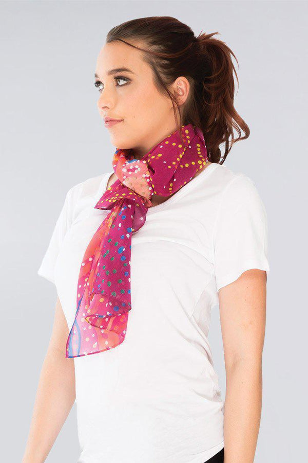 Mother's Country Rectangle Chiffon Scarf