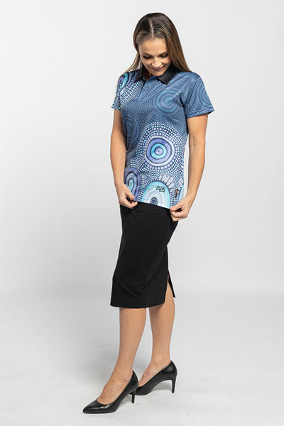 Wurung (Branches) Essence Women's Fitted Polo Shirt