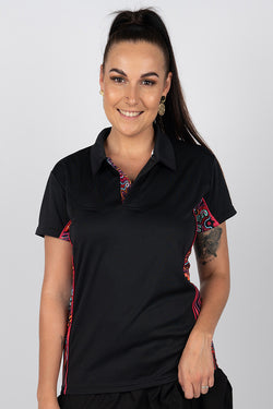 Knowledge Holders UPF50+ Bamboo (Simpson) Women's Fitted Polo Shirt