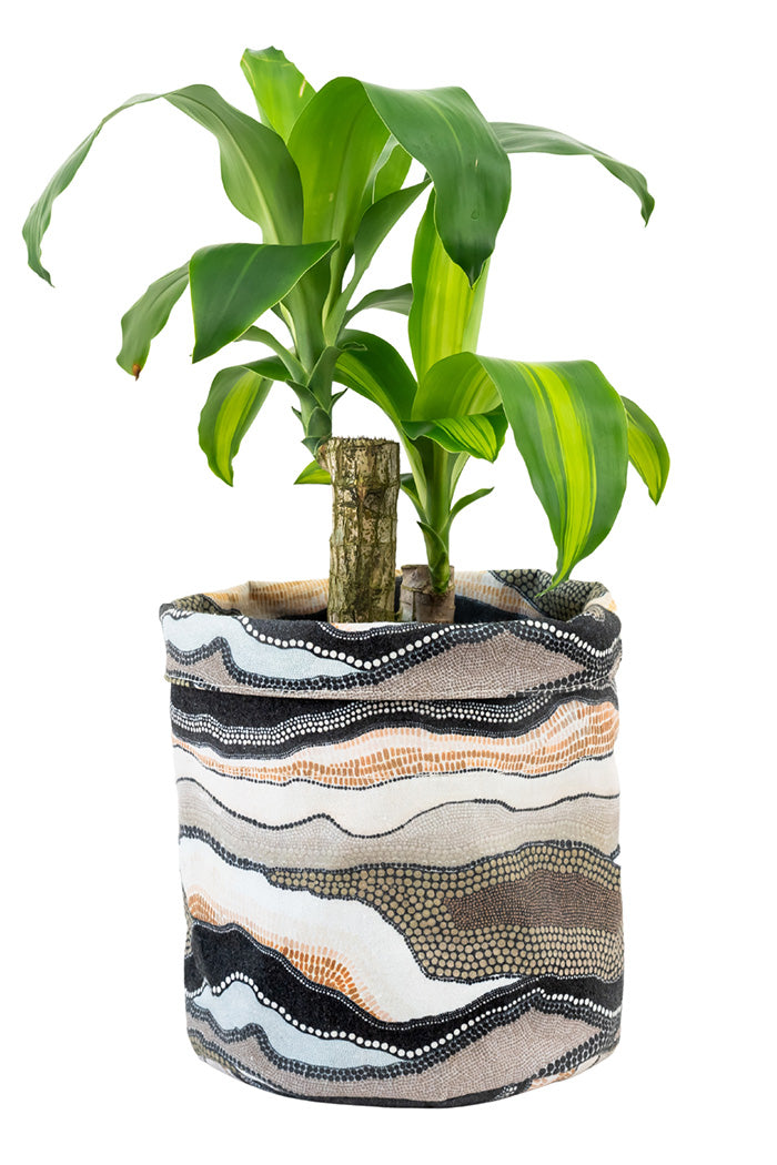 Warlangen (First Rain Storm) Canvas Plant Pot