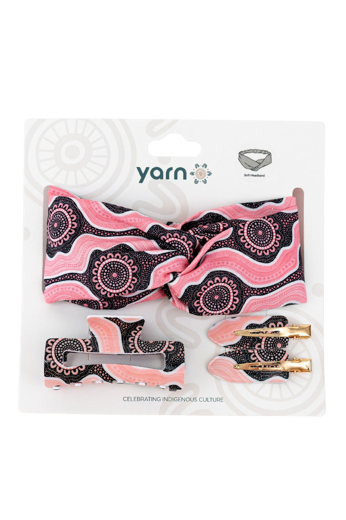 Boobie Sista Soft Headband & Hair Accessories Set