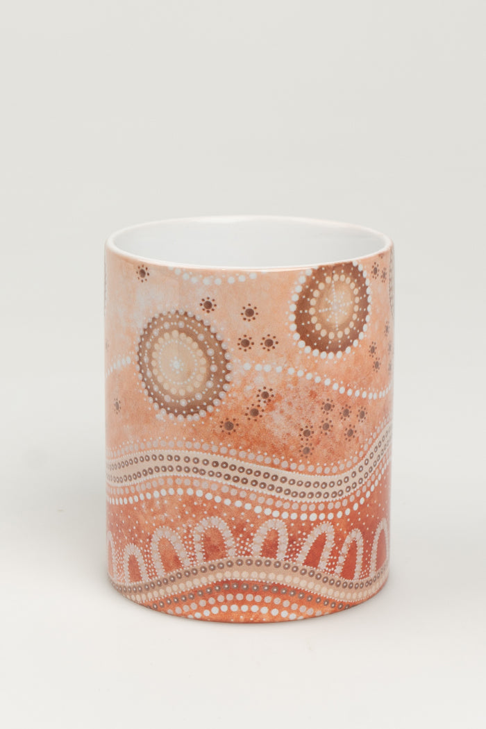 Yawalanha (Watch One Another) Ceramic Coffee Mug