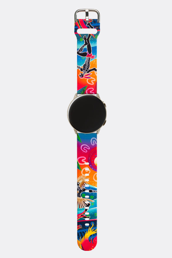 Fire Spirit People NAIDOC 2024 Silicon Samsung Watch Strap