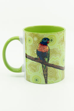 Lorikeet 'Australian Wildlife Conservancy' Ceramic Coffee Mug