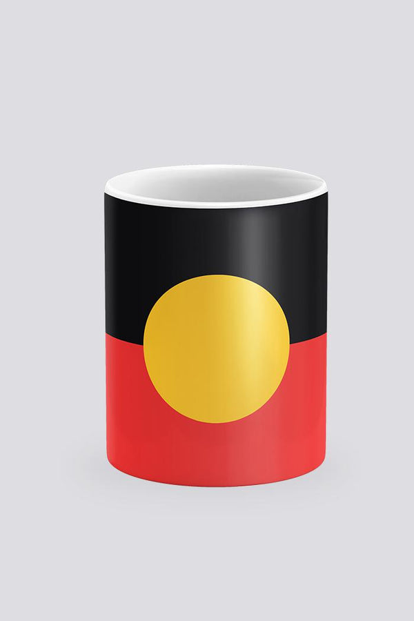 "Raise the Flag" Aboriginal Flag (Full Print) Ceramic Coffee Mug