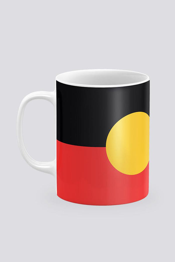 "Raise the Flag" Aboriginal Flag (Full Print) Ceramic Coffee Mug