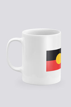 "Raise the Flag" Aboriginal Flag (Small Print) Ceramic Coffee Mug