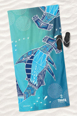 Hammerhead School Beach Towel