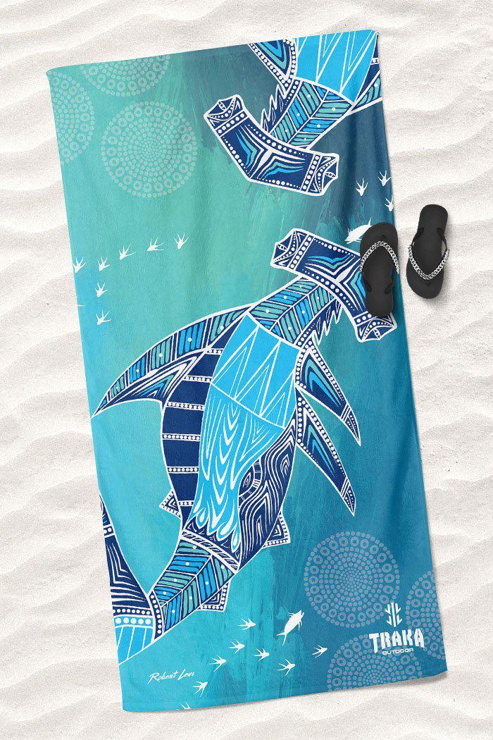 Hammerhead School Beach Towel