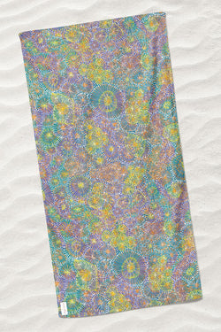 Jitilypuru Jukurrpa Beach Towel