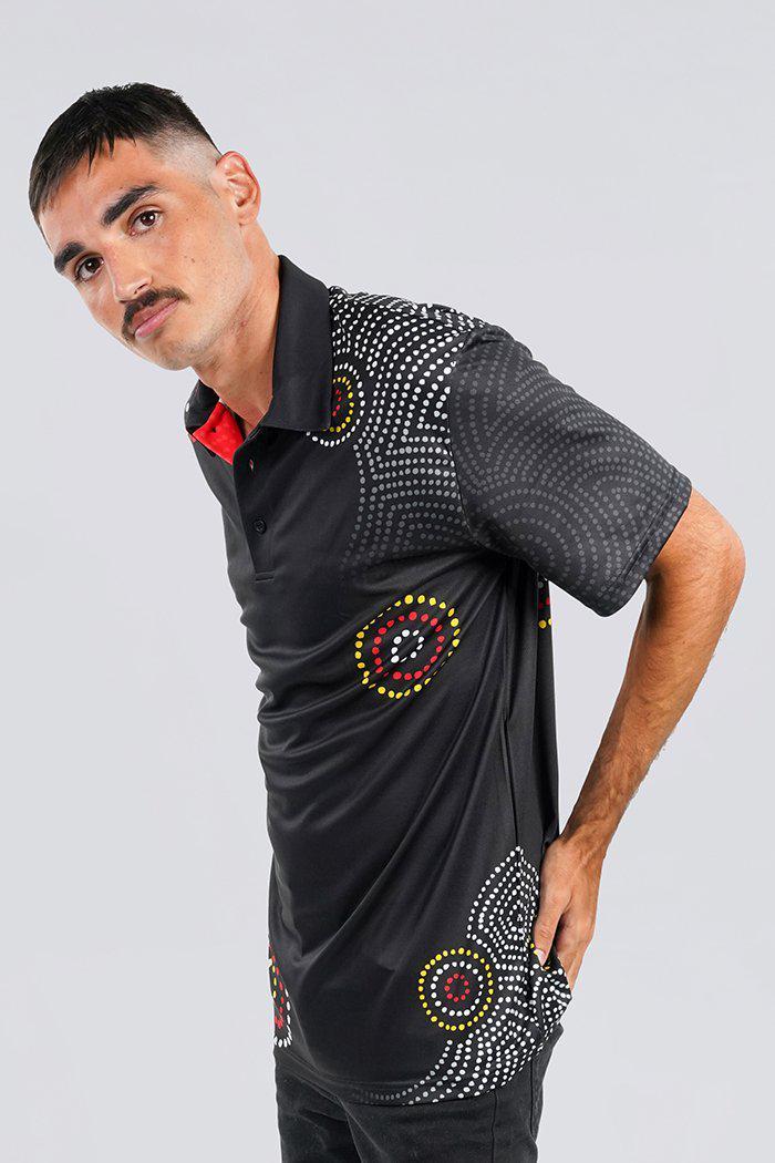 Communities Black UPF 50 Unisex Polo Shirt