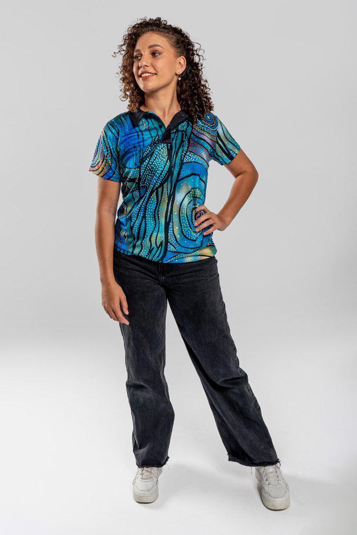 Yalingbila Balgany UPF 50 Women's Fitted Polo Shirt