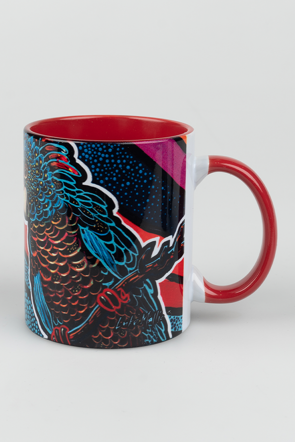 Cockatoo Firebird Ceramic Coffee Mug
