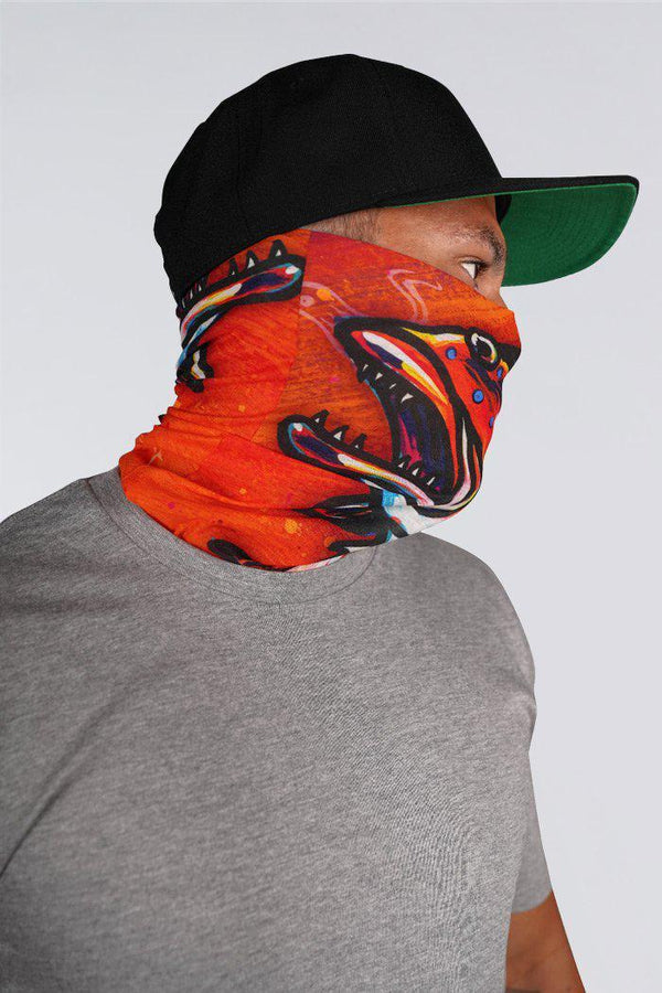 Coral Trout Dreams Bright Fishing Snood - Neck Gaiter