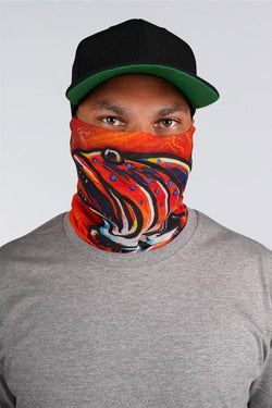 Coral Trout Dreams Bright Fishing Snood - Neck Gaiter