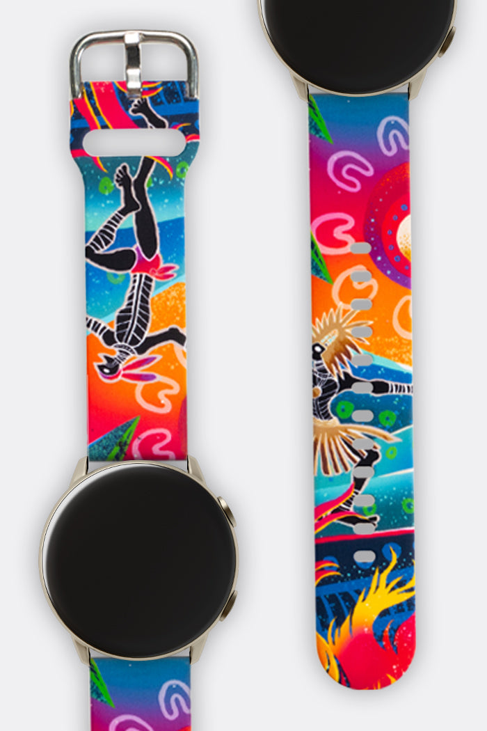 Fire Spirit People NAIDOC 2024 Silicon Samsung Watch Strap