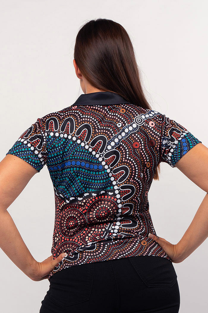 Heal Our Nura Women’s Fitted Polo Shirt