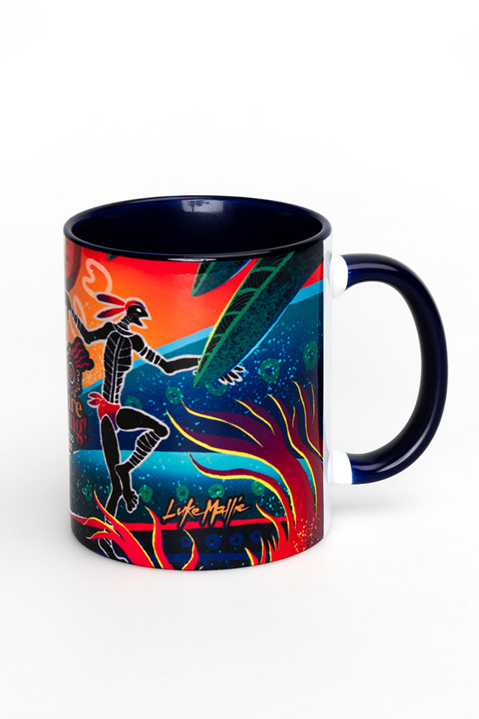 Fire Spirit People Ceramic Coffee Mug