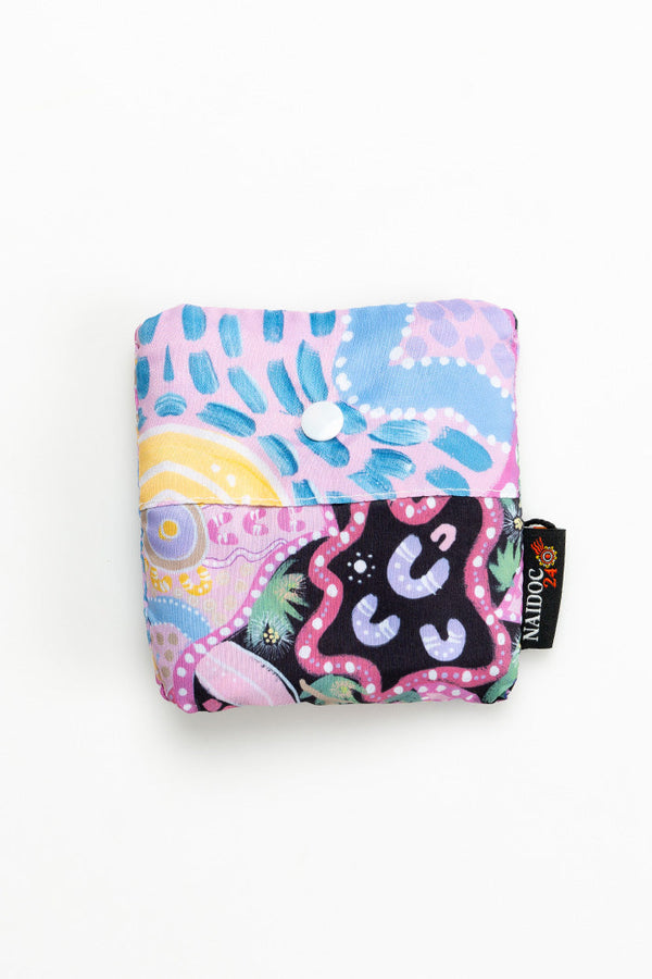 Guiding Light rPET Reusable Fold-Up Shopping Bag
