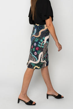 By The Waterhole Pencil Skirt