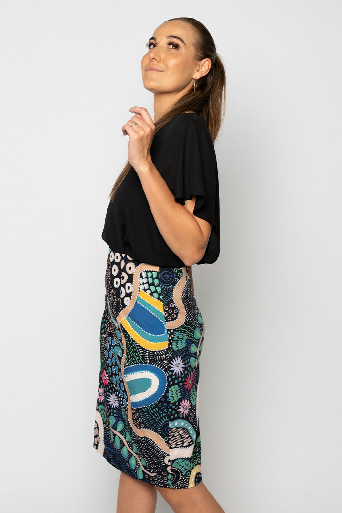 By The Waterhole Pencil Skirt