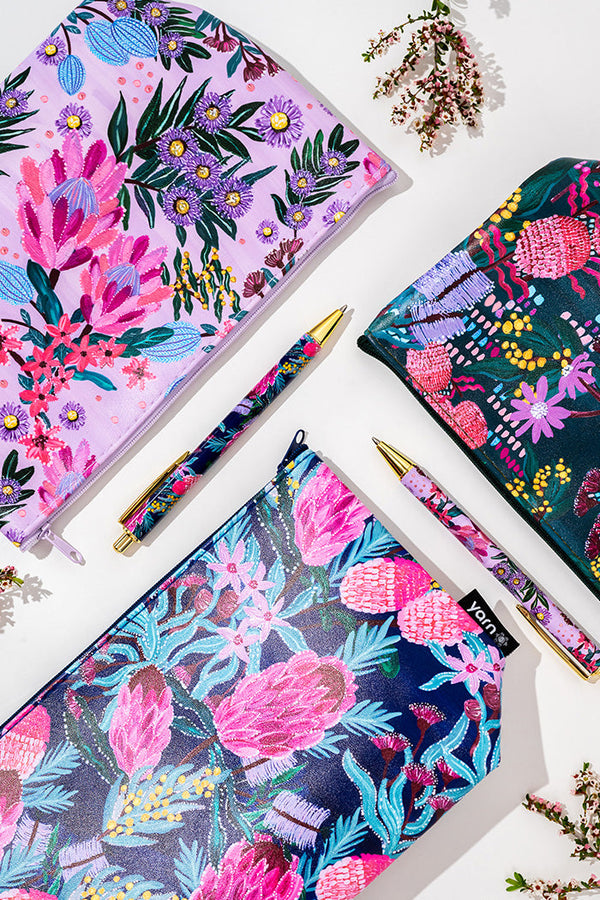 Full Bloom Large Rectangular Pencil Case