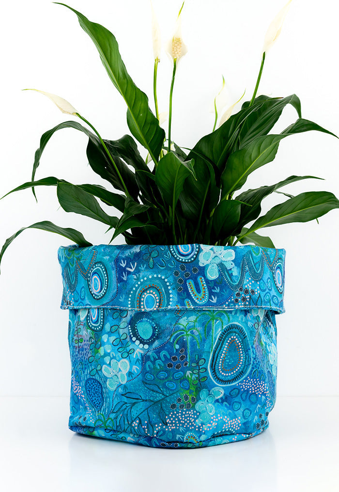 Forest Canvas Plant Pot