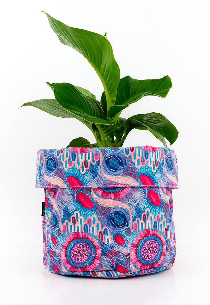 My Journey Canvas Plant Pot