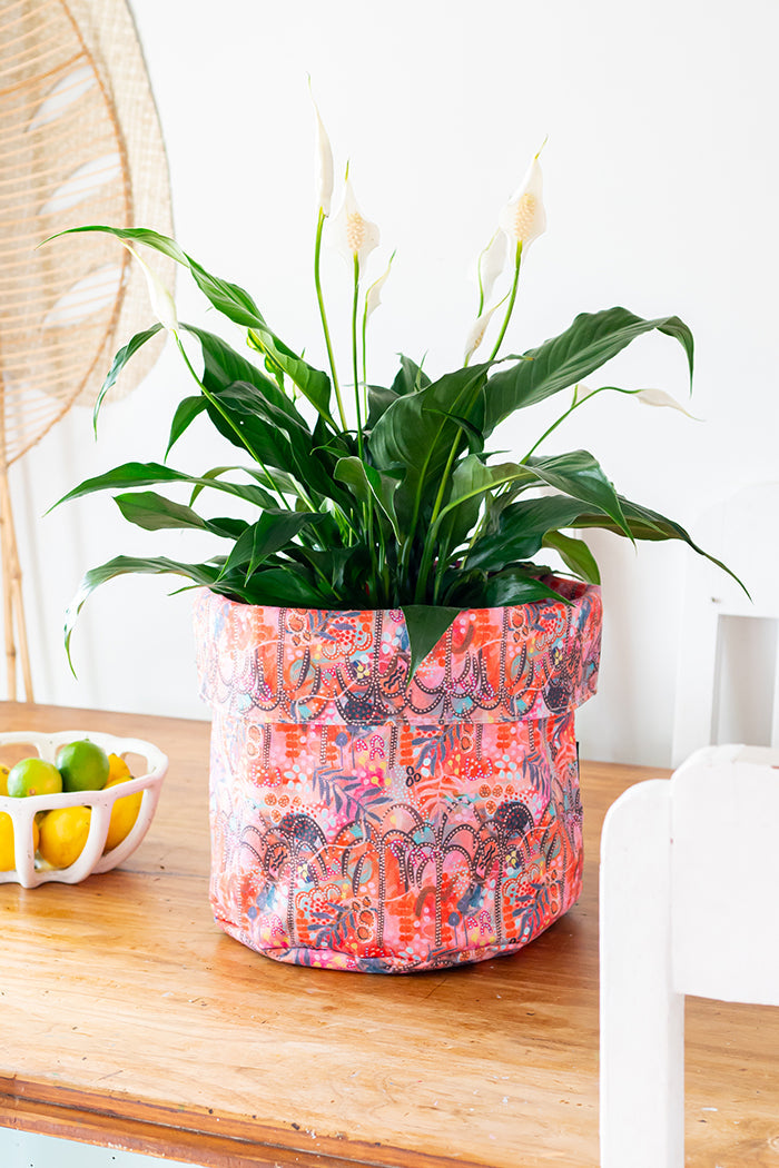 From Seeds Canvas Plant Pot