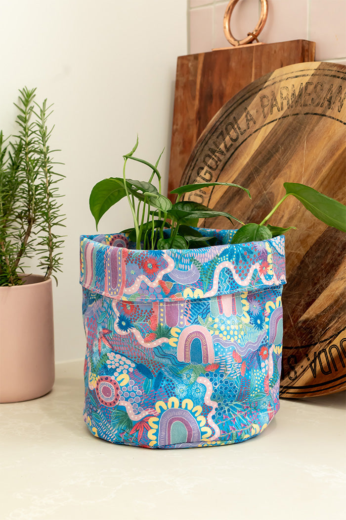 A Chapter Closing Canvas Plant Pot