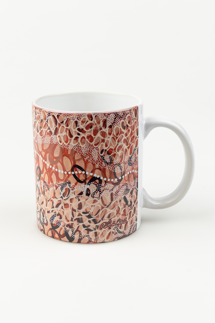 Gubarr (Red Ochre) Ceramic Coffee Mug
