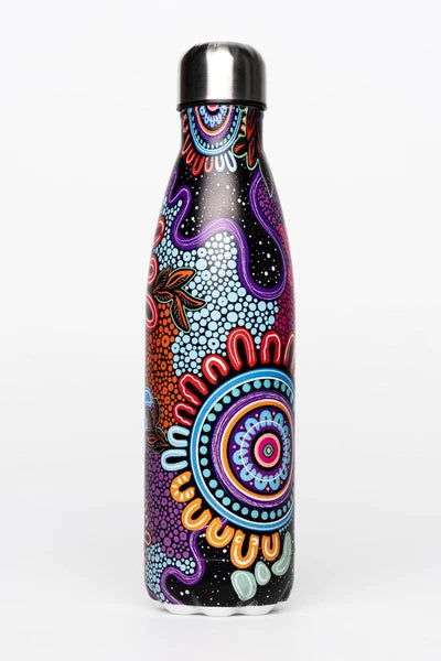 Insulated bottle with a destination name