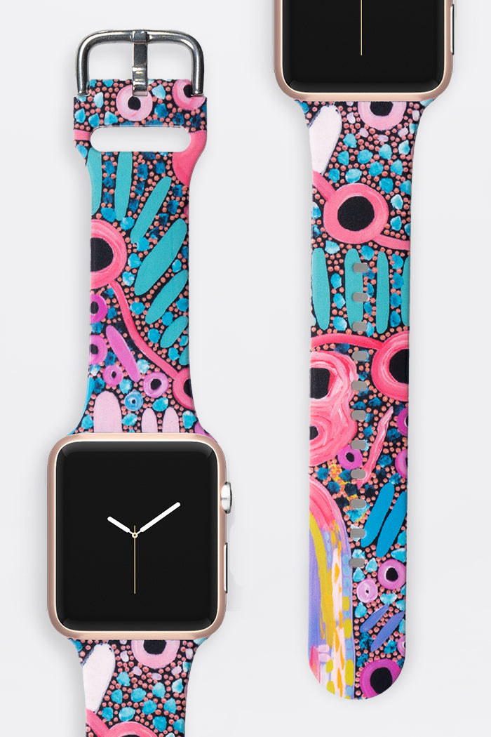 Yuka Bright Silicon Apple Watch Strap