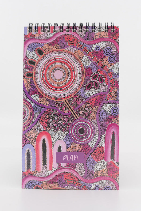 Pink Colours Spiral Notepad