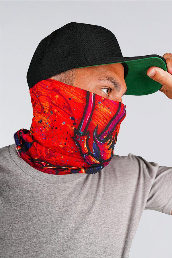 Rock Lobster Dreams Bright Fishing Snood - Neck Gaiter