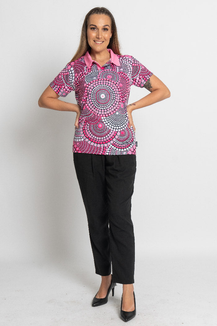 Tribe Of Women Women's Fitted Polo Shirt