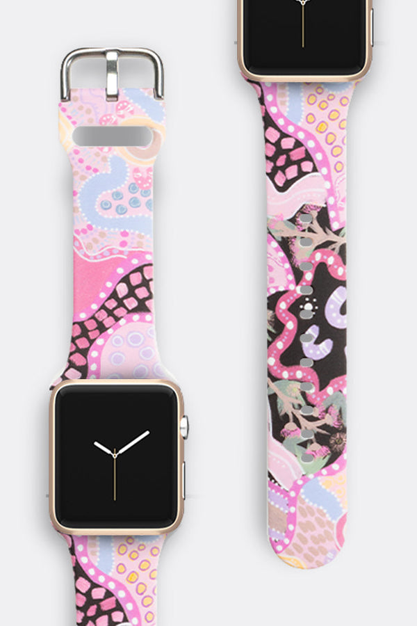 Guiding Light NAIDOC 2024 Silicon Apple Watch Strap