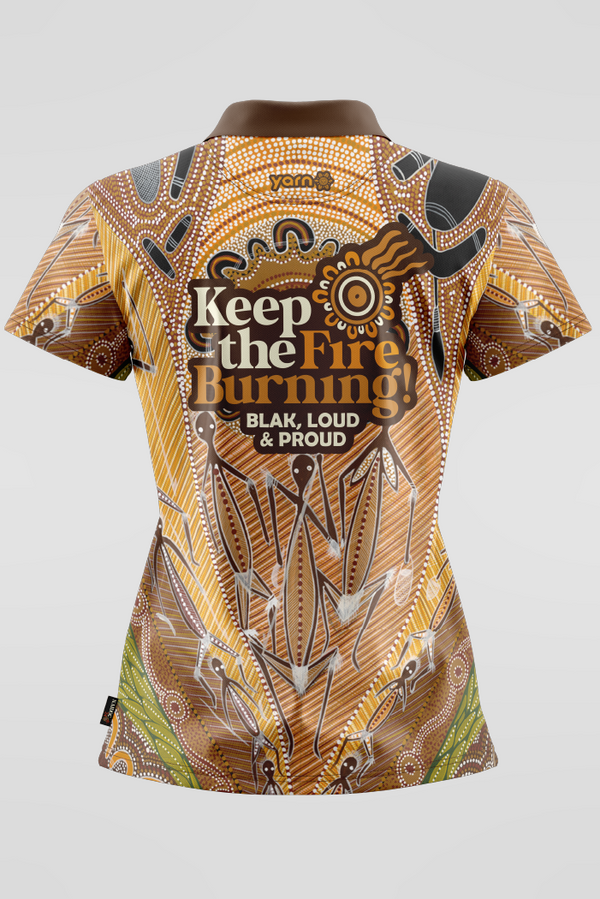Campfire NAIDOC 2024 Women's Fitted Polo Shirt