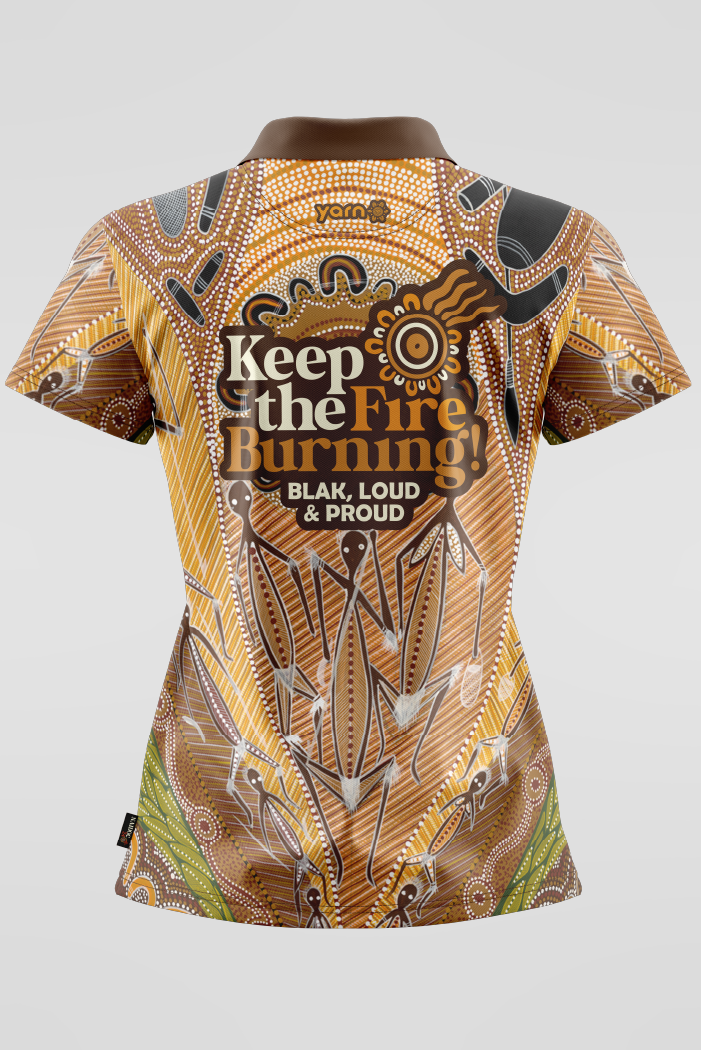 Campfire NAIDOC 2024 Women's Fitted Polo Shirt