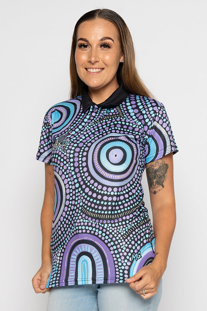 Our Future, Together NAIDOC 2024 Women's Fitted Polo Shirt