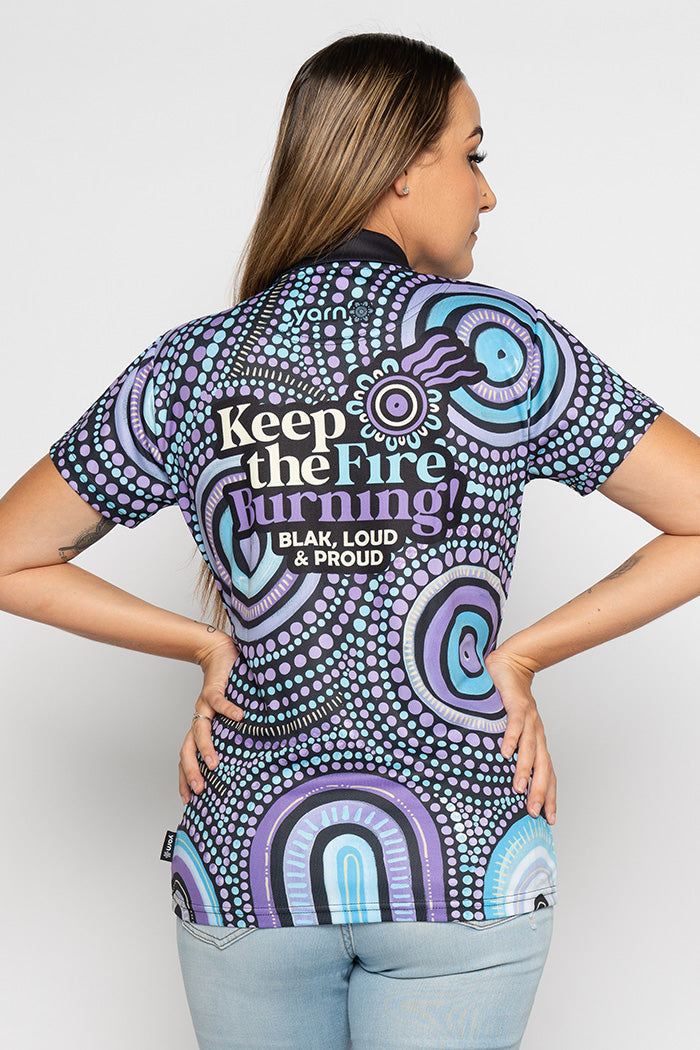 Our Future, Together NAIDOC 2024 Women's Fitted Polo Shirt