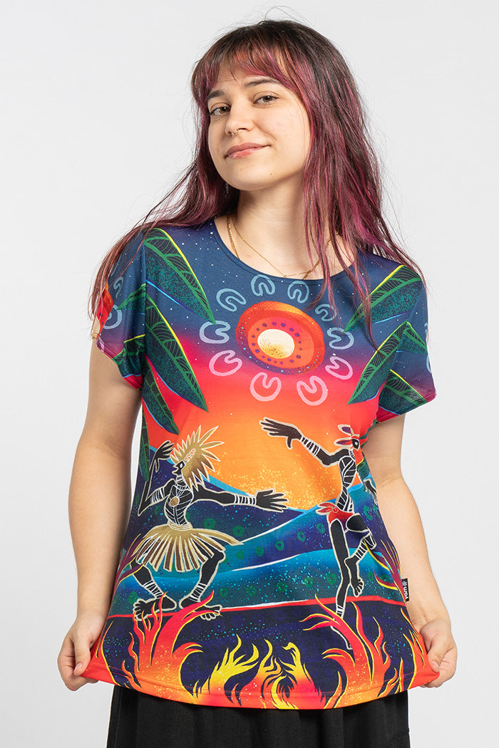 Fire Spirit People NAIDOC 2024 Women's Fashion Top