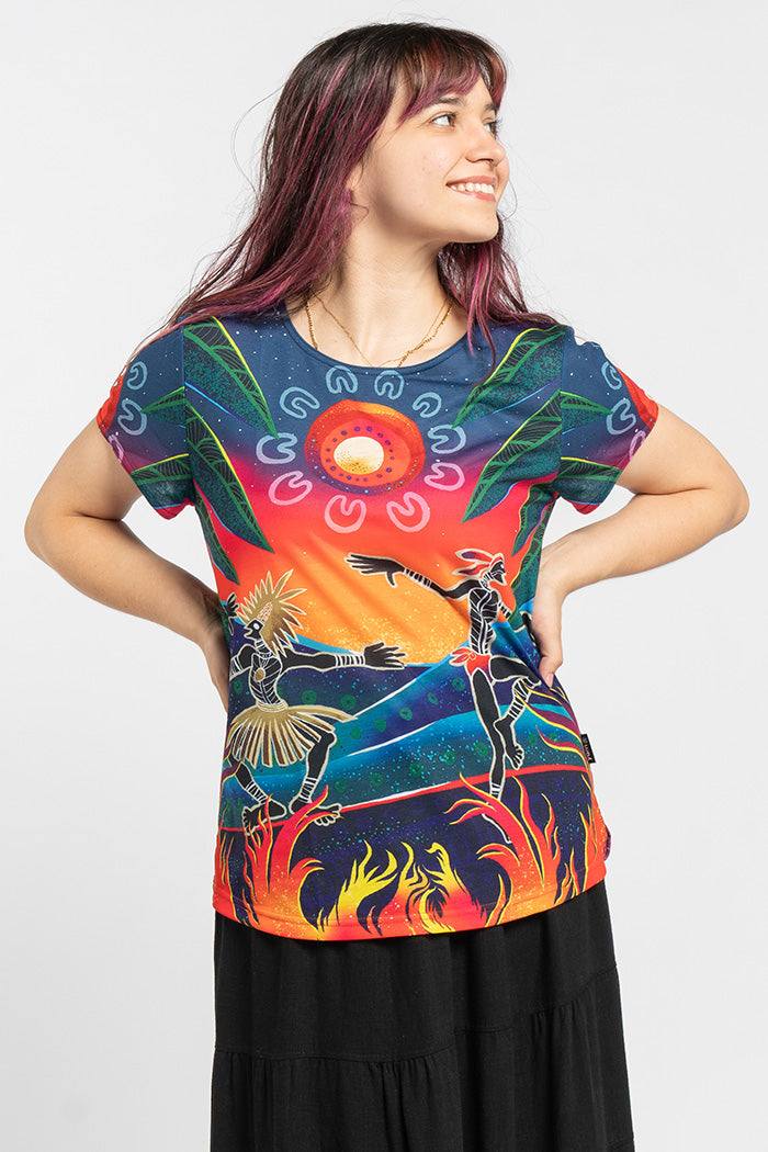 Fire Spirit People NAIDOC 2024 Women's Fashion Top