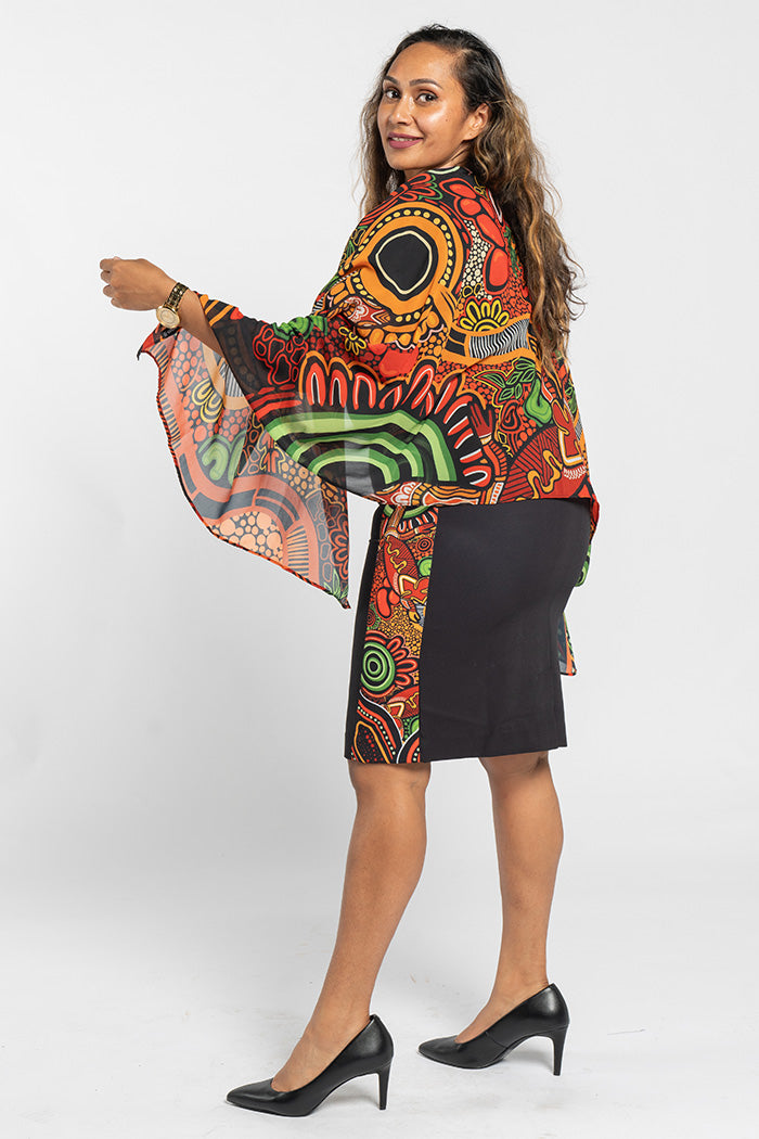 Proud & Deadly NAIDOC 2024 Rectangle Chiffon Scarf