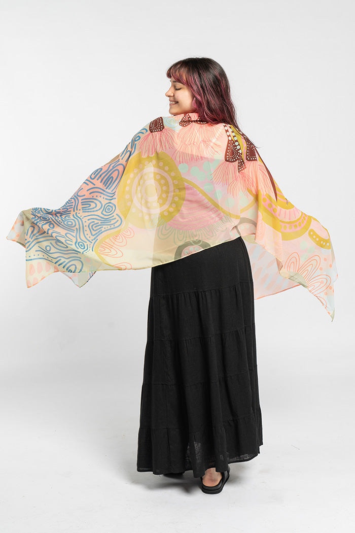 Kindling NAIDOC 2024 Rectangle Chiffon Scarf