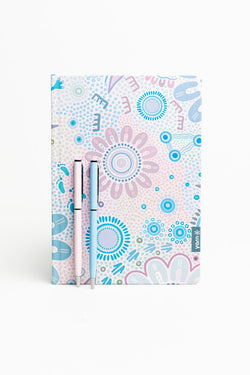 Coastal Country Resources A5 Textured Notebook with Pens