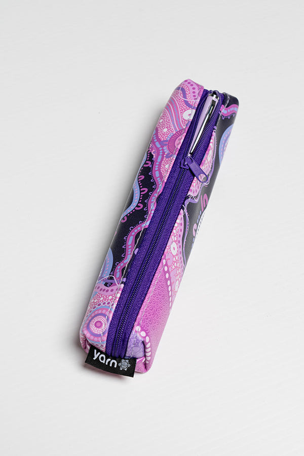 A Woman's Connection Small Rectangular Pencil Case with Pen