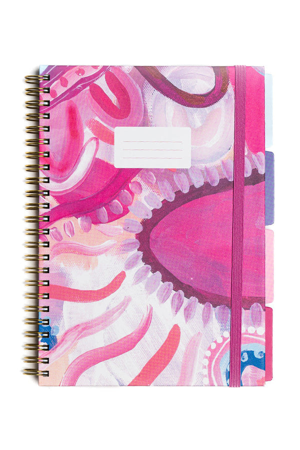 The Future Is Bright A5 Spiral Tab Notebook