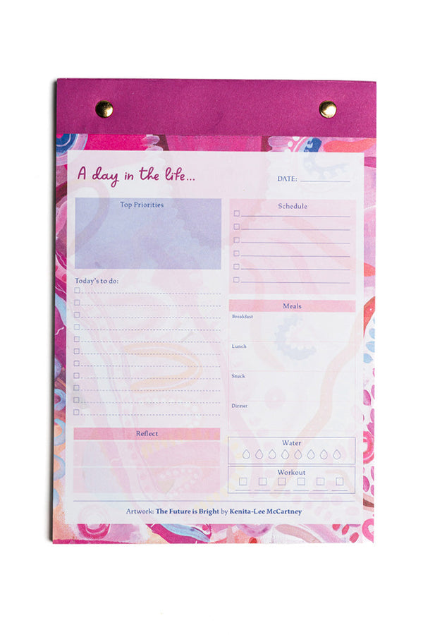 The Future Is Bright A5 Daily Planner Notepad