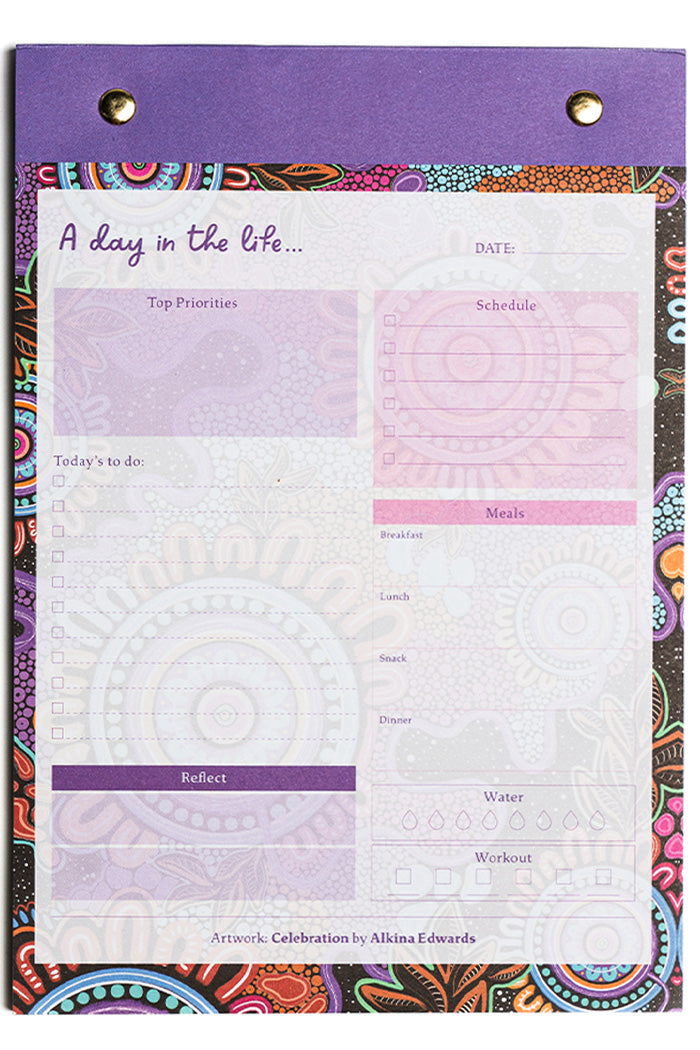 Celebration A5 Daily Planner Notepad